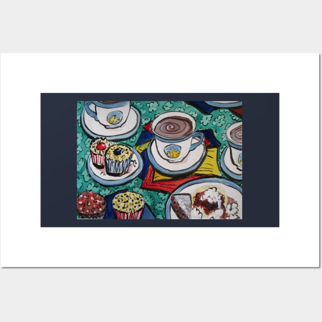 Tea for Three Wall Art by Heatherian